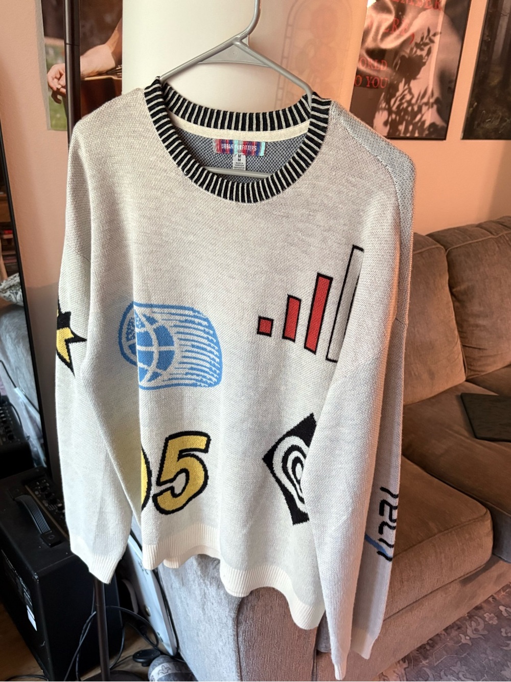 Men's Graphic Sweater - urban outfitters